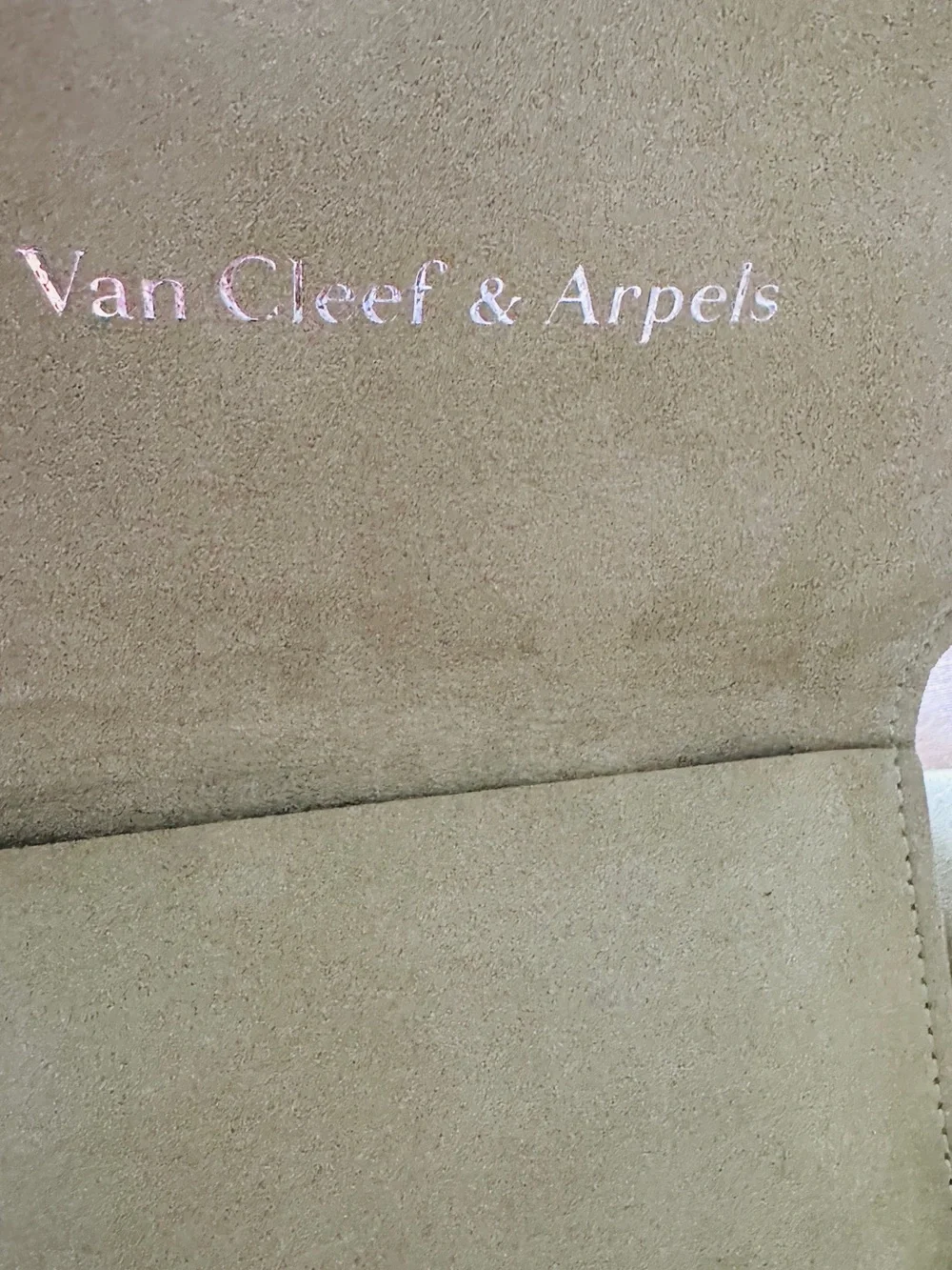 Authentic Van Cleef Pouch like new
